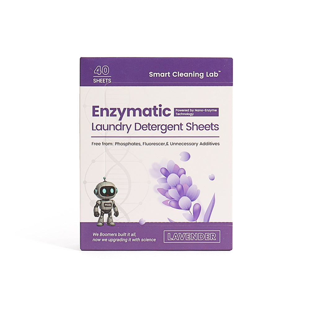 Enzyme-powered laundry detergent sheets removing odour at fibre level – Smart Cleaning Lab UK