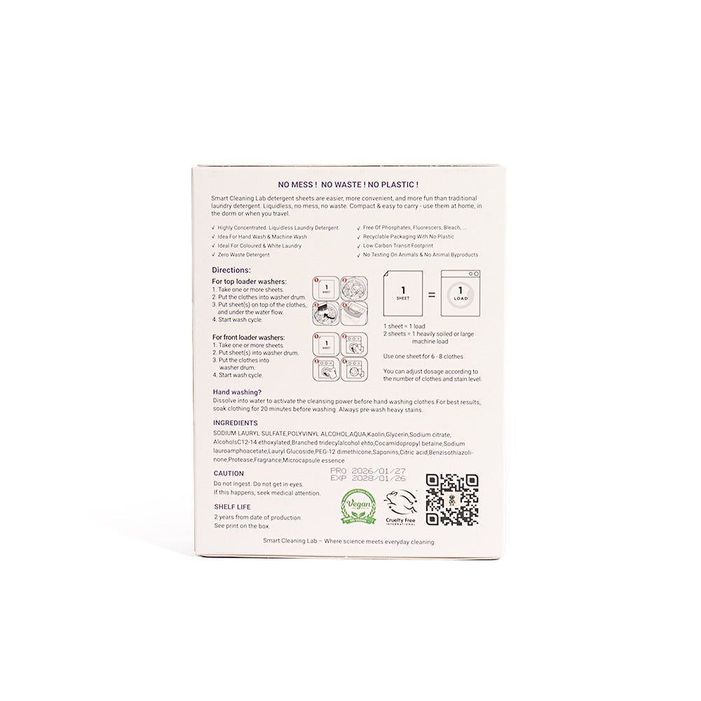 Laundry Detergent Sheets – Lavender