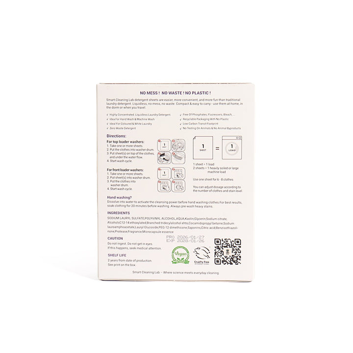 Laundry Detergent Sheets – Lavender