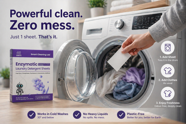 Odour Removal Laundry Sheets Powered by Enzyme Technology